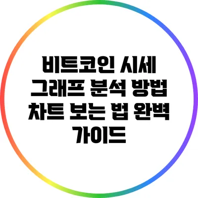 비트코인 시세 그래프 분석 방법: 차트 보는 법 완벽 가이드