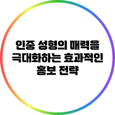 인중 성형의 매력을 극대화하는 효과적인 홍보 전략